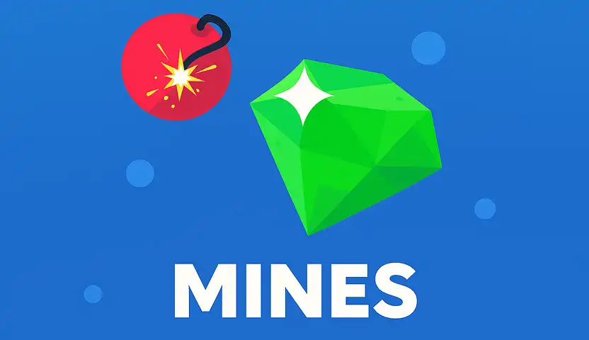 Juego Mines estilo buscaminas con retiros instantáneos