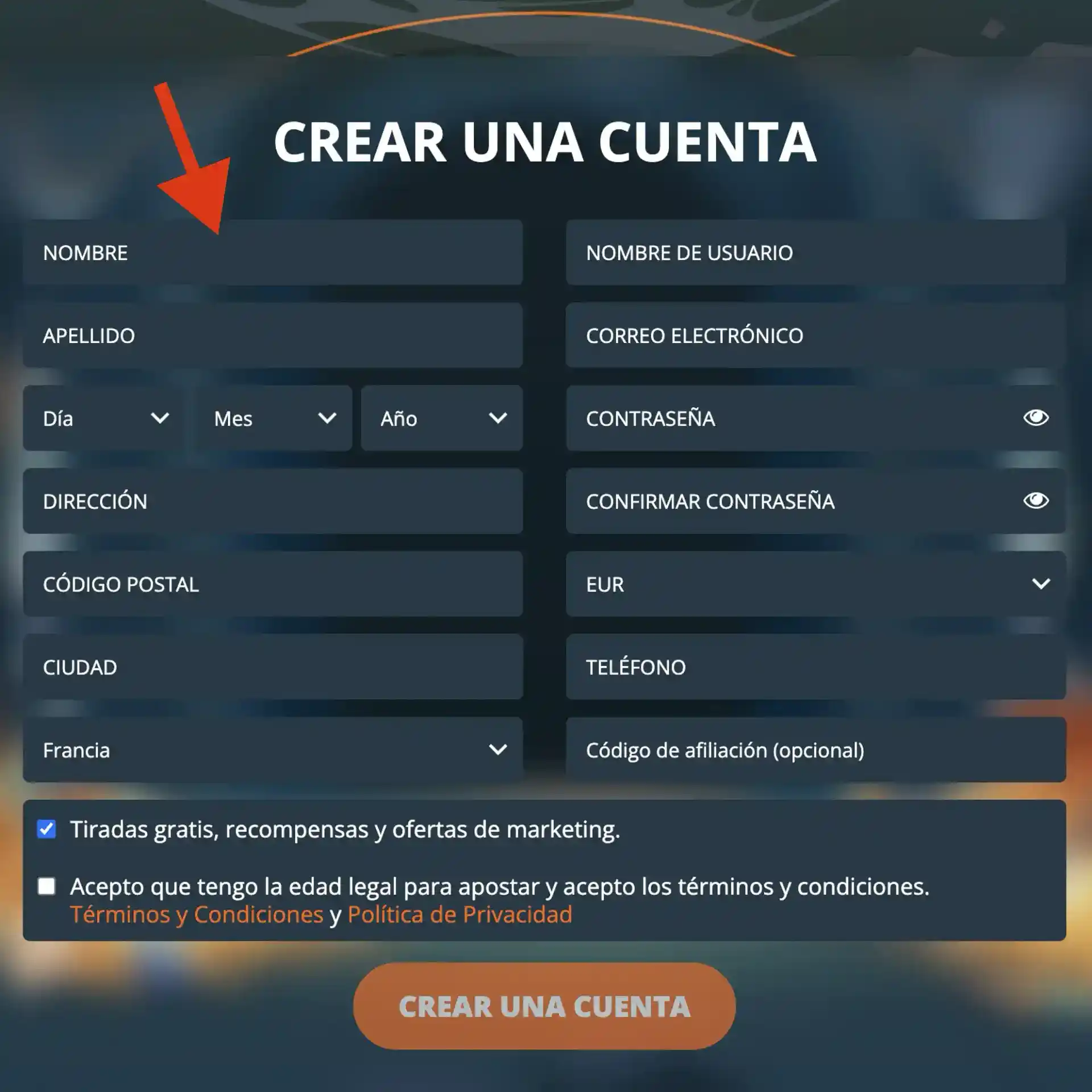 Paso 2: depósito seguro con tarjetas y billeteras